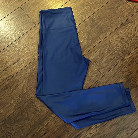 Ziya Active Metallic blue leggings - Picture 2 of 3